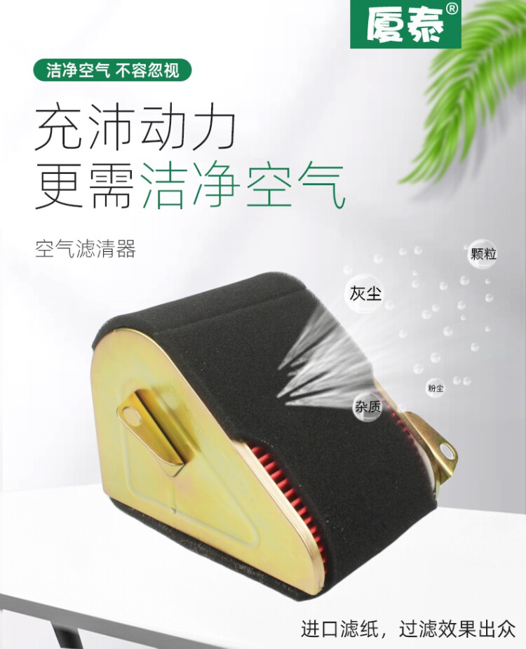 Suitable for Sanyang Motorcycle Xiaogangxia Crox150I Xs150T-8 Crox+ Air Filter Element