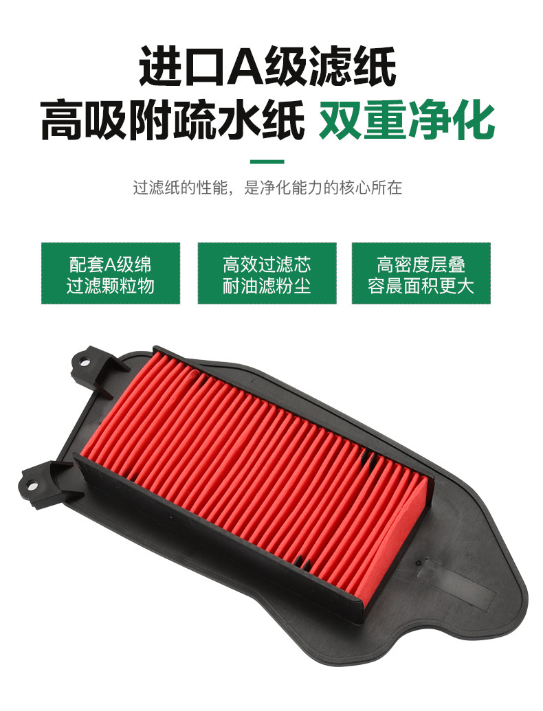 New continent scooter NS125LA NS125D NS125T air filter element filter air filter