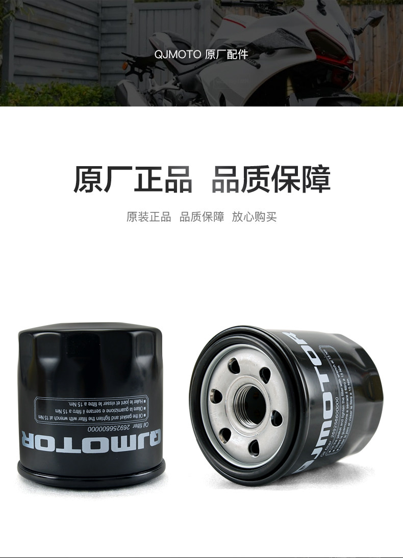 Original Qianjiang Motorcycle Accessories Flash 700 Chasing 700 Air Filter Oil Filter Machine Filter Air Filter Original