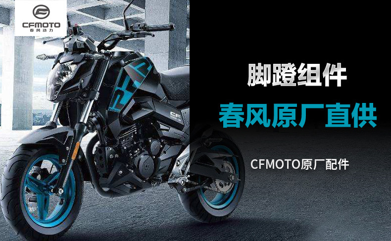 Original Motorcycle St Baboon Cf125-3/3A Front and Rear Footrest Combination Pedal Footrest Accessories