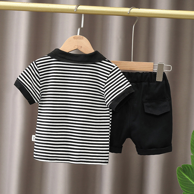 boys summer short sleeve polo outfit set trendy korean style kids clothing boys summer short sleeve polo outfit set trendy korean style kids clothing