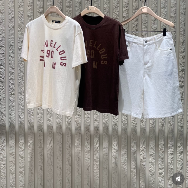 Authentic Short-Sleeved T-Shirt 2026 Autumn New American Retro Jersey Print Washed Cotton Round Neck Mbf3Tee011 Authentic Short-Sleeved T-Shirt 2026 Autumn New American Retro Jersey Print Washed Cotton Round Neck Mbf3Tee011