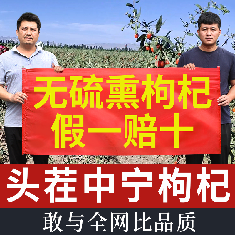 寧夏中寧産プレミアムグレード大粒クコの実、500g、無硫黄、本物、無洗浄、大粒、公式旗艦店。
