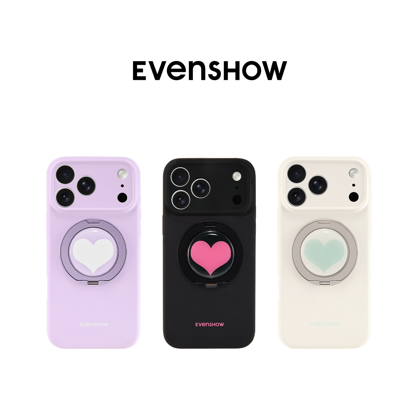 EVENSHOW液态矽胶支点手机壳 支架挂绳全包保护套