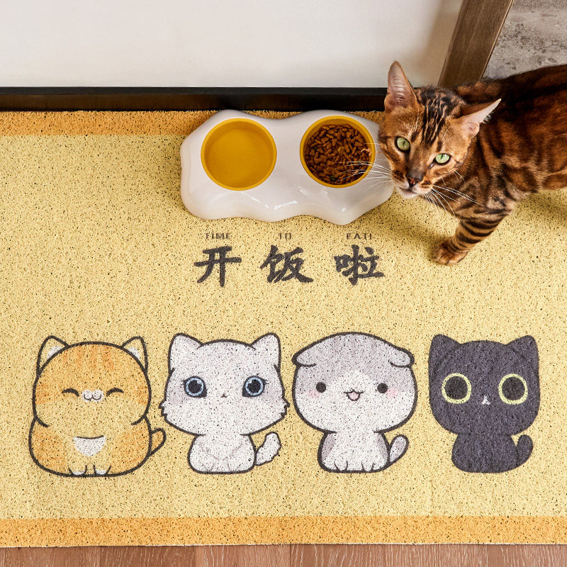 Cat Litter Cushion Anti-rub Mat Cat Litter Basin Cushion Cat Toilet Cat Cage All Season Kitty Pet Mat Custom Dining Mat