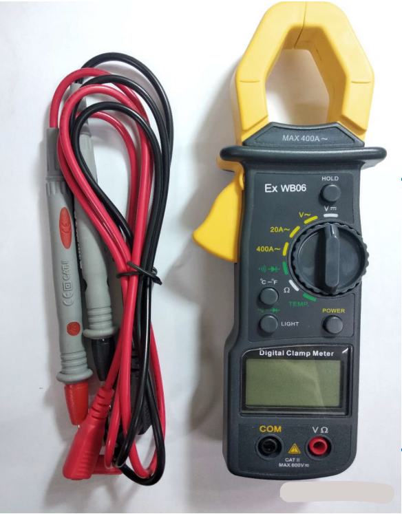 WB06 explosion-proof clamp ammeter clamp meter high precision multimeter digital ammeter clamp AC and DC