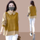 Shirt Ladies Dress Spring and Autumn 2023 New Fake Two-Piece Western-style Top This Year Popular Beautiful Small Shirt Long-sleeved Shirt