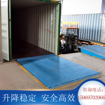 Spot 10 tons fixed boarding bridge container forklift loading platform warehousing logistics electric hydraulic unloading platform