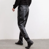 Удерживающие тепло утепленные эластичные ветрозащитные водонепроницаемые штаны, облегающий крой, в обтяжку, в корейском стиле