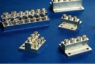 JDG grounding copper row grounding terminal row grounding copper terminal copper grounding block 12 bits