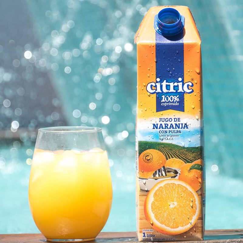 阿根廷进口 Citric 喜趣客 天然NFC橙汁 果汁 1000ml*4瓶 天猫优惠券折后￥49.9包邮（￥89.9-40）