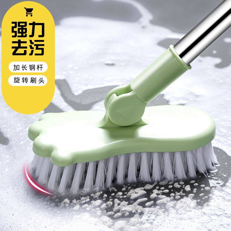 Carpet special brush artifact bathroom bathroom long handle bristle tile floor brush outdoor cleaning brush floor brush