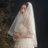 月下相恋 Короткая кружевная вуаль, аксессуар для волос