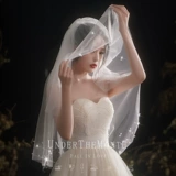 月下相恋 Белая затяжка короткая завеса мори ретро фотография реквизита брак