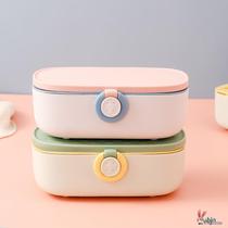 Household sewing box set portable hand sewing sewing kit student dormitory multi-functional sewing tool box pink