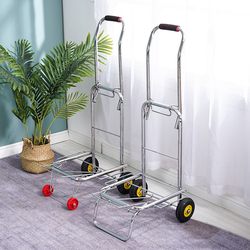 Outdoor Audio Equipment Special Trolley, Foldable Lightweight Cart, Small Trolley for Home Use, Luggage, Cargo, and Shopping