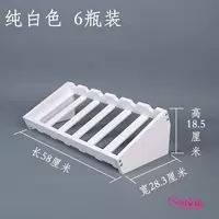 Чисто белые шесть бутылок