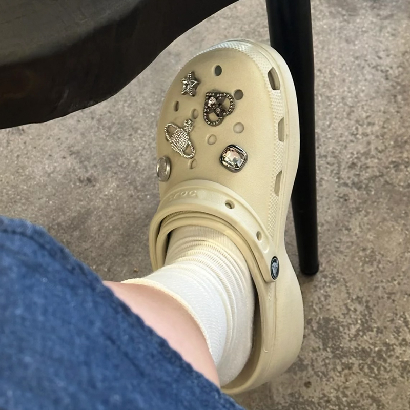 DIY Accessories for Crocs Shoes, High-End Shoe Decoration Set for Skechers Slippers