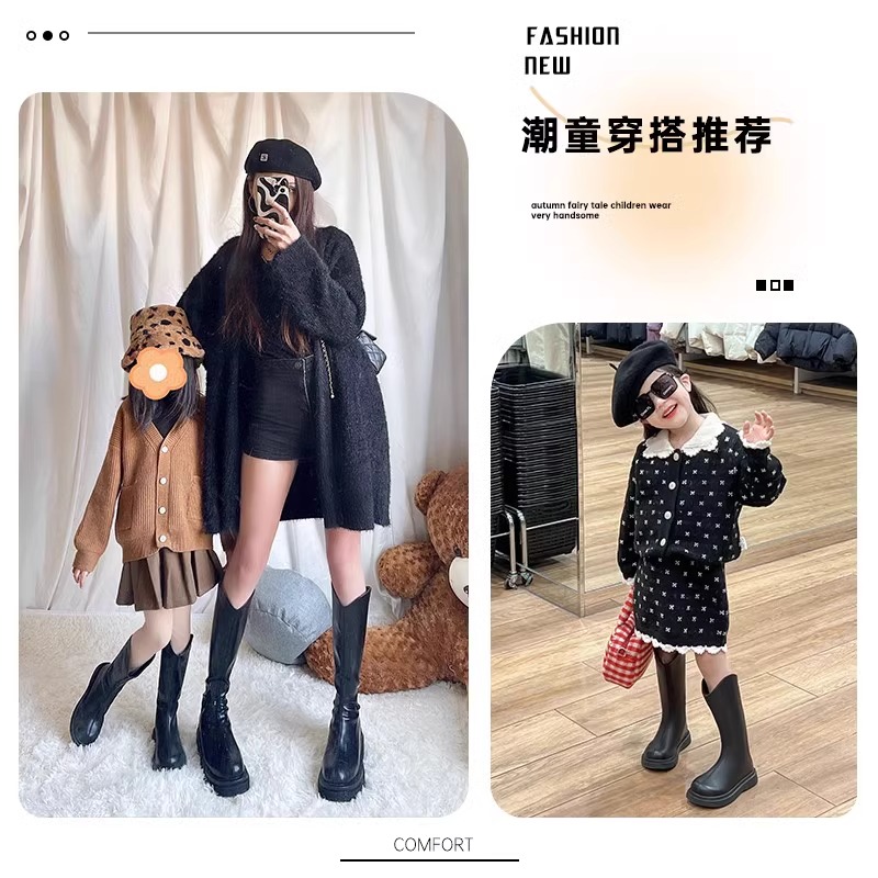 2025新款女童马丁靴！加绒高筒靴太香了！宝妈必看