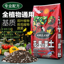 Household gardening nutrient soil flower potting flower planting nutrient soil universal vegetable soil succulent special nutrient soil
