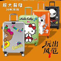 Anti-scraping good-looking waterproof sticker style multiple paper applier painting decoration renovated student suitcase stickers female large number full sticker