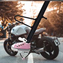 Bracket tripod motorcycle skateboard with the same jewelry flat shoes car hanging small boy electric car foot support small shoes