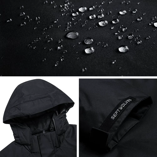 Tmall, septwolves, мужской демисезонный пуховик, короткая спортивная трендовая куртка с капюшоном, 2020