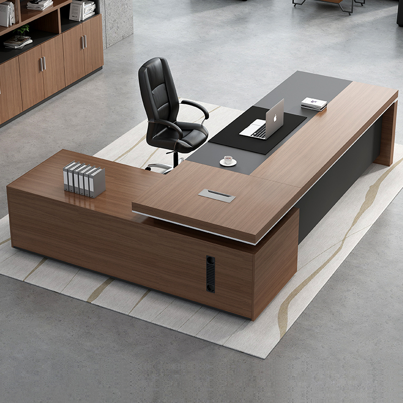 Office Desk Boss Desk Executive Desk Simple Modern Executive Desk Office Furniture Manager Desk and Chair Set