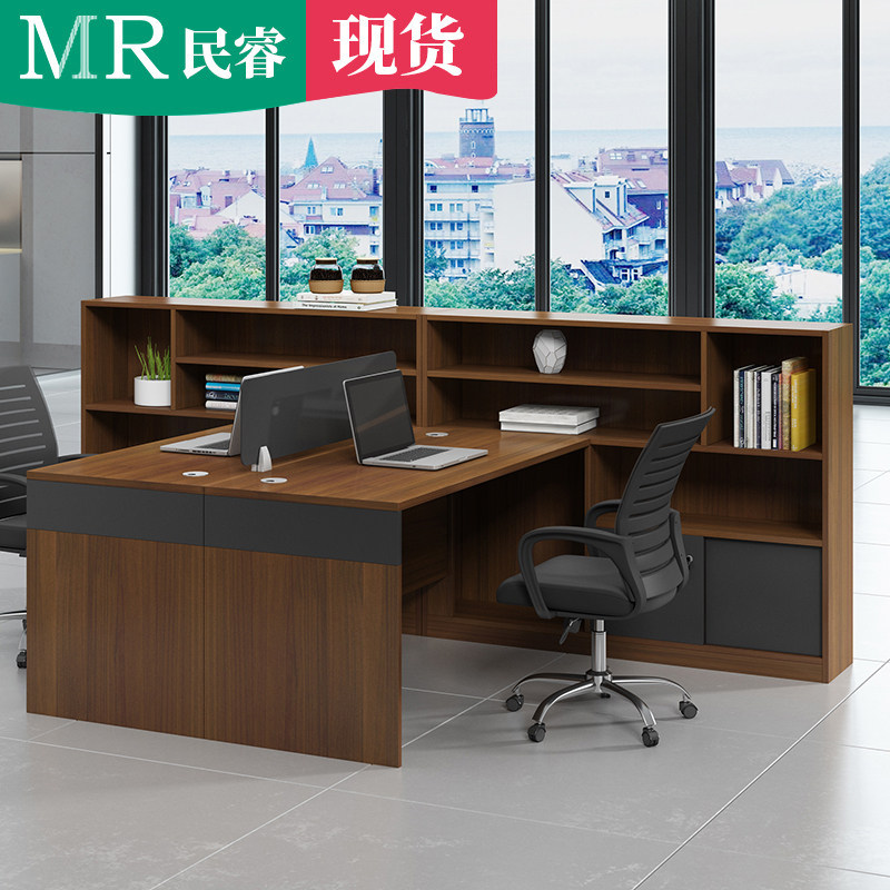 Financial office furniture simple modern staff office desk staff bit screen card seat office desk and chair combination