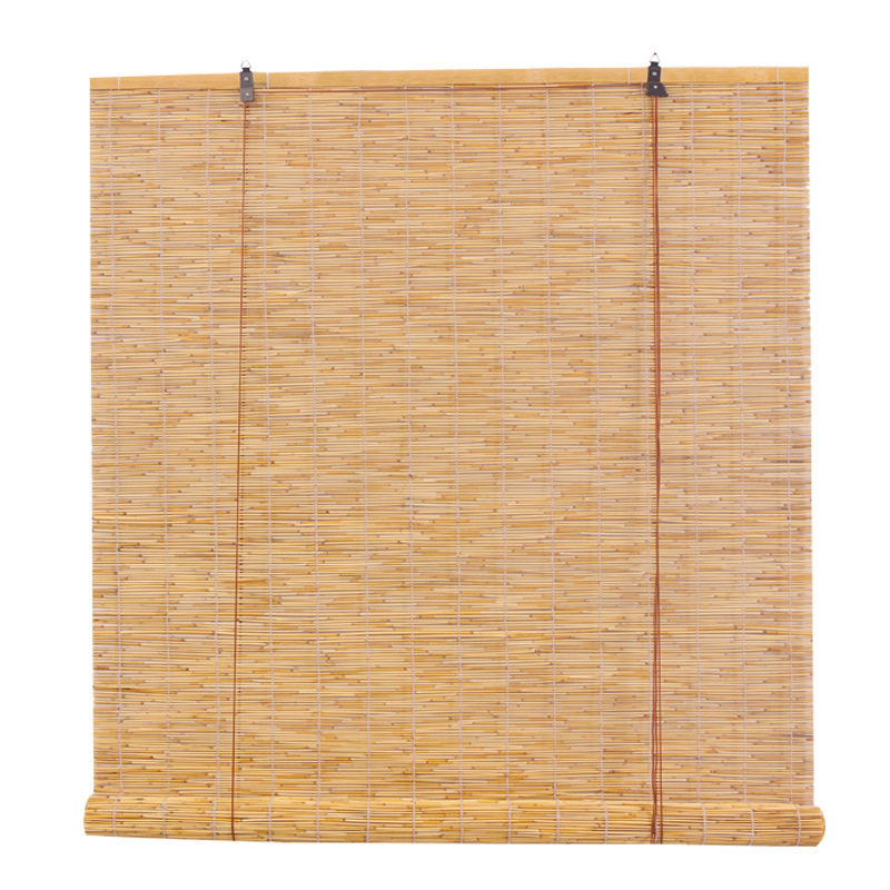 Reed Curtains, Bamboo Curtains, Rolling Curtains, Straw Curtains, Window Curtains, Wall Decorations, Ceiling Decorations, Vintage Sunshade, Light-Blocking, Partition Door Curtains