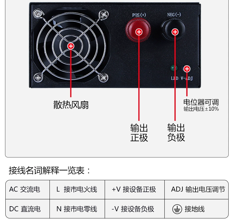 biến áp 110v Nguồn điện tập trung công suất cao S-700W-12V60A tự động hóa công nghiệp 24V30A Máy biến áp DC 36V 48V cấu tạo máy biến áp 1 pha biến áp amply