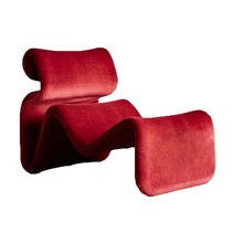 Nordic single sofa chair Italian minimalist study bedroom alien creative leisure chair designer lazy recliner