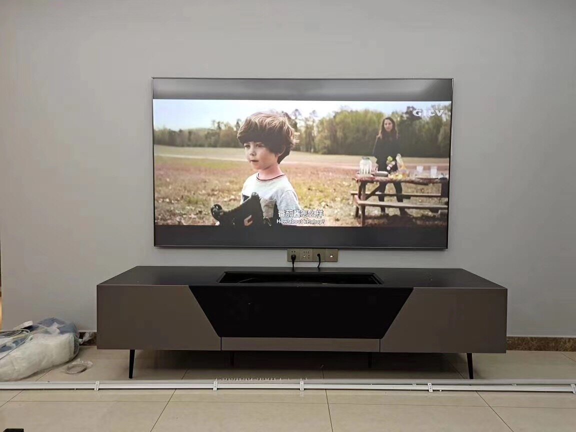 Dan Lemek laser TV cabinet Cinema equipment Intelligent electric laser projector Short focus special machine cabinet