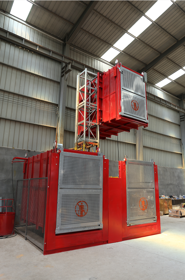 Supply material hoist construction hoist rack and pinion material hoist SC100 100 special offer