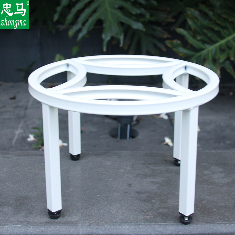 zhong Ma flower pot base frame iron art flower shelf with adjustment foot chassis high bearing flower shelf depository