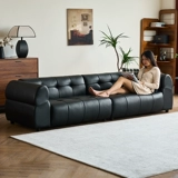 Черный ретро хлопковый диван, хлеб, новая коллекция