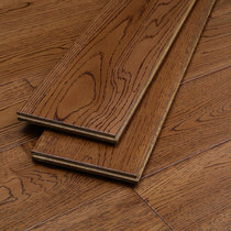 Pure wood flooring imported Longfeng sandal natural wild oak imitation teak wood solid wood flooring disc beans