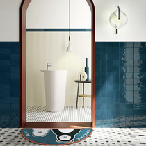 One blanket One painting floor mat Door mat Floor mat Bathroom mat Bathroom non-slip mat Household kitchen absorbent mat