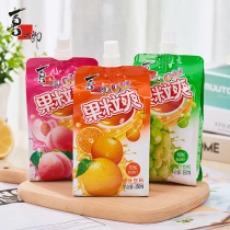 Joy groom CiCi fruit grain Juice Jelly Drink Coconut Fruit Suck to Freeze Children Gift Nostalgia Casual Zero Food