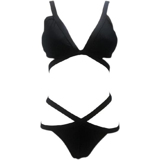 Bikini Sexy Three-Point Swimsuit Women's Summer 2024 New Small Breast Gathered Ins Style European and American Backless Swimwear