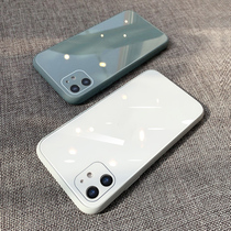 Apple 11 lenses all-bag glass shell iphone11Pro max mobile phone shell macaron anti-fall flat fruit eleven male and female creative housing tide silica gel 11pro original frosted ultra thin protection