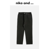 niko and ... Японские летние приталенные штаны, высокая талия, свободный прямой крой