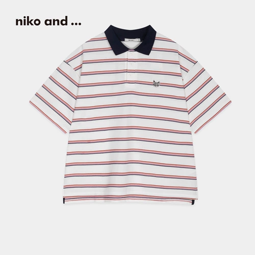 niko and ... Летняя футболка polo для отдыха, короткий рукав