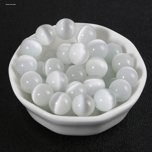 Стеклянные бусины из нефрита, браслет из бусин, браслет из бисера ручной работы, аксессуар, аксессуары, 6мм, кошачий глаз