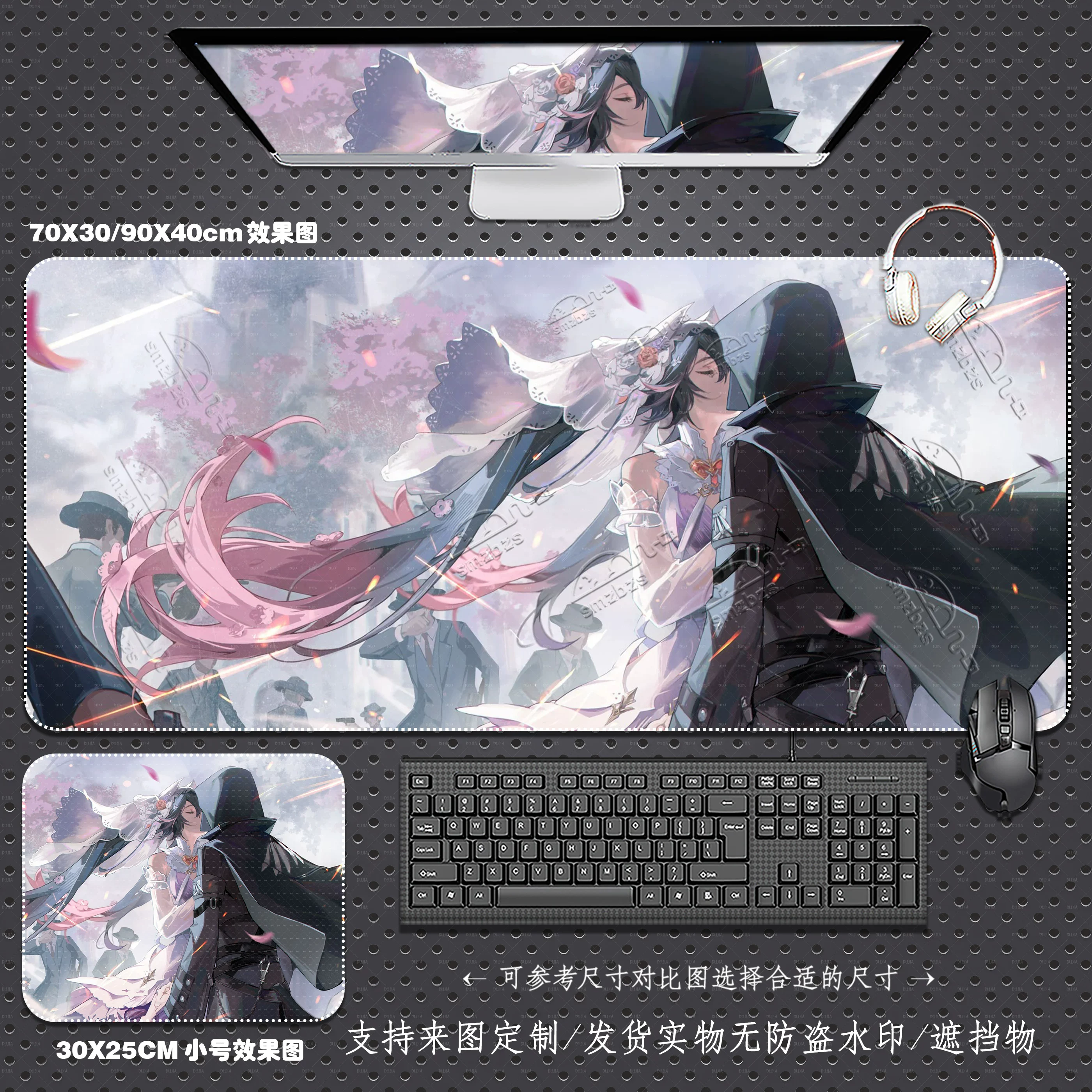 Двойной War Pamish коврик для мыши экстра-large Бьянка Луcи Артураина гейминговый офисный коврик для клавиатуры и настольный коврик