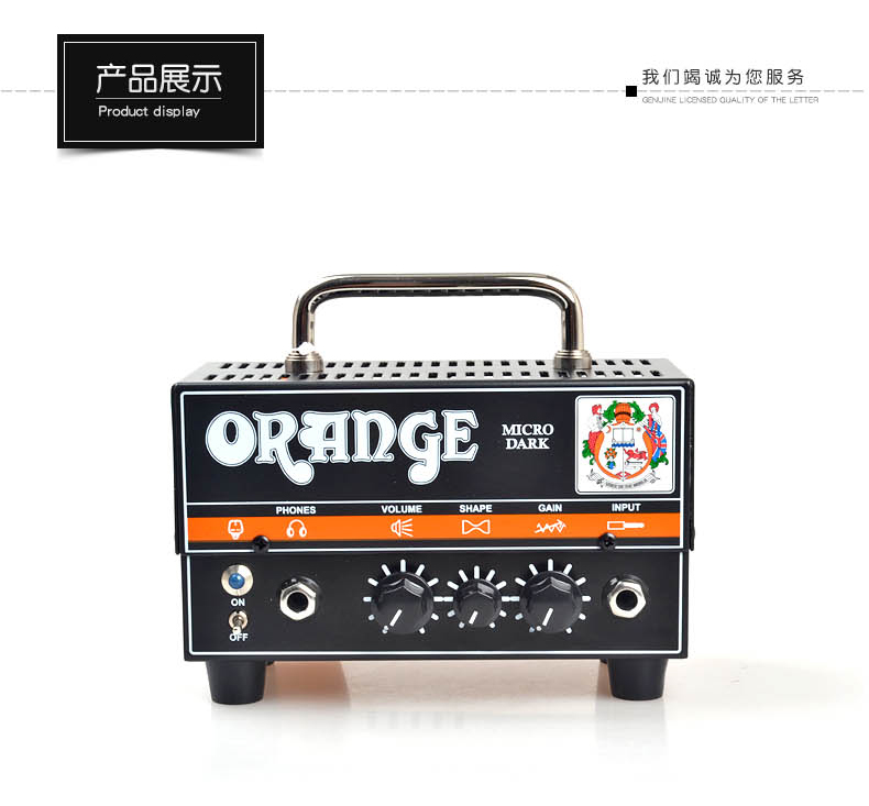 Chính hãng Orange Orange Guitar Guitar Split Tube Tube Micro Dark + PPC108BK - Loa loa loa microlab 5.1