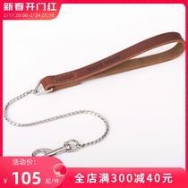 Dog racing grade traction titanium steel snake chain P chain stainless steel traction rope