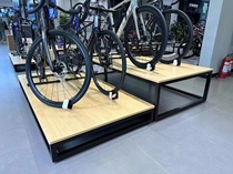 Bicycle shop display rack mountain bike road bike platform parking rack exhibition stand parking rack bicycle rack