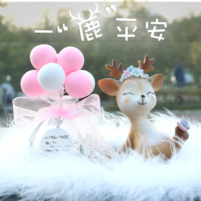 Car decoration a deer safe animation elk creative net red goddess car personality cute high-end same jewelry