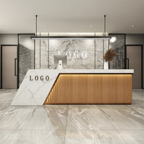 Modern beauty salon health club bar table nail shop cashier front desk reception desk